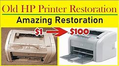 HP Printer Restoration | Old abandoned Printer Restoration | Amazing Restoration