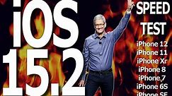 iOS 15.2 正式版 vs iOS 15.1.1 速度对比测试（SE，6S-12）