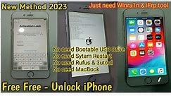 How To iPhone 6 iCloud Unlock - iPhone 6 iOS 12.5.7 iCloud Bypass Free 2023