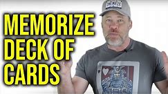 How to Memorize a Deck of Cards (Fastest Way taught by Memory Champion)