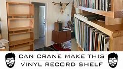 DIY Vinyl Records Storage Shelf Unit from dimensional lumber - woodworking
