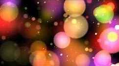 Beautiful Floating Colorful Bubbles Abstract Background (30 minutes)
