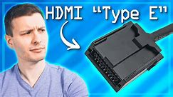 Weird HDMI Cable Types (You've Never Seen Before)