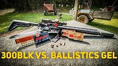300BLK Vs. Ballistics Gel - SUPER HIGH SPEED CAMERA!