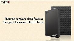How to recover data from a Seagate External Hard Drive