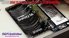 How to Repair a Samsung Galaxy S6 Crack Display - Glass Replacement - Singapore