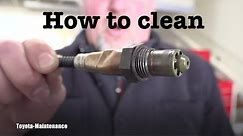 How to clean Oxygen O2 A/F Sensor