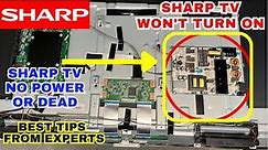 How to Fix Sharp TV Not Turning On & No Standby Light, Sharp TV Has No Power Light | Easy Fixes