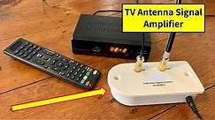 TV Antenna Signal Amplifier - Booster - Improve Over-the-Air TV Reception