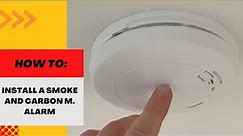 How to Install a First Alert Fire and Carbon Monoxide Alarm