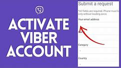 How to Activate Viber Account? | Enable Viber Account