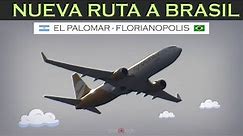 NUEVA ruta a BRASIL | BUENOS AIRES - FLORIANÓPOLIS | FLYBONDI ARGENTINA #Plane spotting