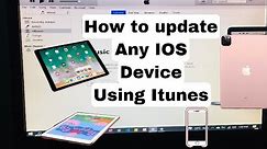 How to update any IOS in itunes using PC (Tagalog)