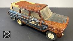 1960's Tonka Hi-Way Patrol Car Restoration - Awesome Toy Restoration!