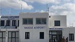 The Tiny Airport for Naxos Greece