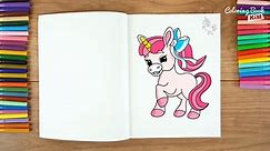 How To Draw A Unicorn With a Ribbon