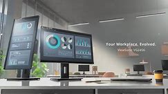 ViewSonic VG2456 Docking Monitor: Your Workplace. Evolved.