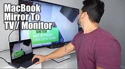 How To Mirror 2021 MacBook to TV & Monitor