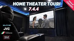 AMAZING 7.4.4 Home Theater Tour 2024 - JVC / SVS / KRIX / MARANTZ / VALENCIA Home Cinema