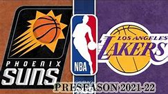 NBA LAKERS VS SUNS live PRESEASON 2021-22