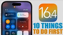 iOS 16.4 - First Things TO DO After Updating !