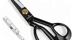 Professional Tailor Scissors 9 Inch for Cutting Fabric Heavy Duty Scissors for Leather Cutting Industrial Sharp Sewing Shears for Home Office Artists Dressmakers