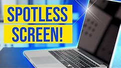 How To Clean A Macbook Screen Without Streaks | Safely Clean Your Macbook Pro Screen in 2 Minutes!
