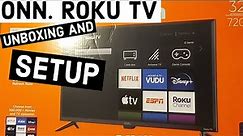 ONN. Roku TV Unboxing and Setup