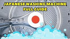How to use a Japanese washing machine/dryer. [Guide to operate and clean].