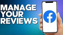 How to Manage Your Reviews on Facebook Mobile App