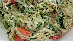 Zucchini Noodles 🥰/Keto Zoodles In A Creamy Sauce | Mama's Cozy Kitchen