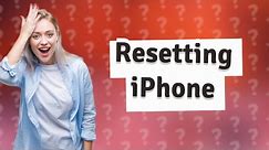 Does resetting iPhone unblock numbers?