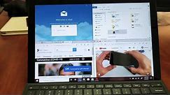 Surface Pro 7: How to Use Split Screen (Multitasking Feature)