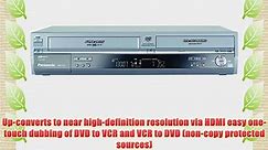 Panasonic DMR-EH75VS DVD Recorder / VCR Combo with 80GB Hard Drive HDMI SD Card and DV Input