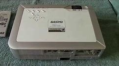Sanyo PLC-XU74 Info about connecting to computer?