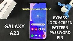 How To Remove Forgotten Lock Screen Pattern, PIN or Password In Samsung Galaxy A23