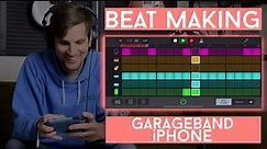 How To Make Beats On GarageBand // GarageBand iPhone Beat Making Tutorial