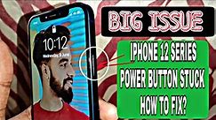 iphone 12 power button stuck | Iphone 12 series power button not click | iphone 12 big problem fix?