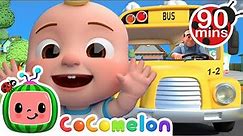 Wheels on the bus +Baby Shark & More Popular @CoComelon Animal Cartoons for Kids | Funny Cartoons