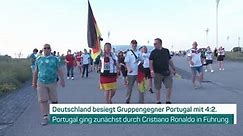 Deutschland-Fans reagieren auf ersten EM-Sieg - video Dailymotion