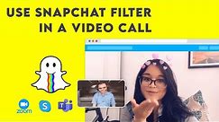 How To Use Snapchat Filters on Video Calls