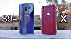 Samsung Galaxy S9 Plus vs iPhone X - Camera Test Comparison!