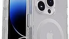 OtterBox iPhone 14 Pro (ONLY) Symmetry Series+ Case - CLEAR , ultra-sleek, snaps to MagSafe, raised edges protect camera & screen