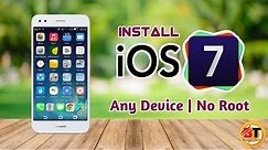 How to install iOS 7 Theme on any Huawei Phone
