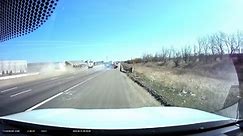 Dashboard cam captures dramatic Hwy. 401 crash