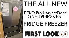 👀 BEKO Pro HarvestFresh GNE490IR3VPS FRIDGE FREEZER