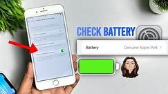How To Check iPhone Battery Replacement Original or not |How To Check iPhone Battery Original or not
