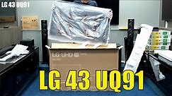 LG UQ91 43" Unboxing, Setup, Test and Review with 4K HDR Demo Videos 43UQ91