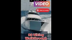 Walkthrough 92 Viking Yachts Sportfish Yacht - 92 Viking Enclosed Bridge