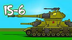 How To Draw IS-6 | HomeAnimations - Cartoons About Tanks